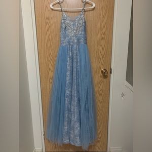Blue Turkish Girl’s Dress